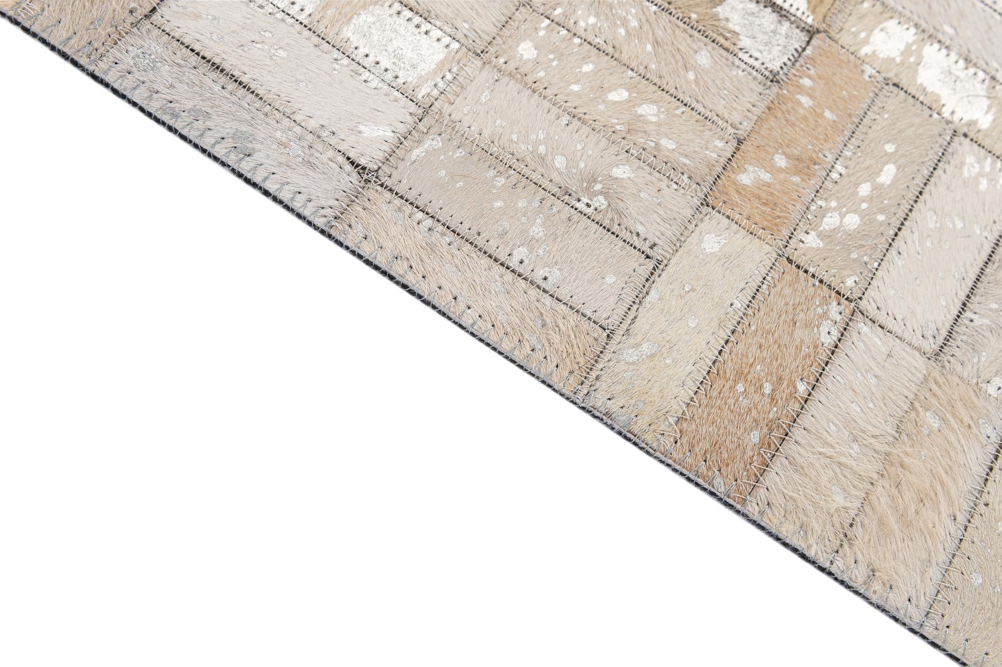 5' x 7' 10 Cowhide - Patchwork Rug