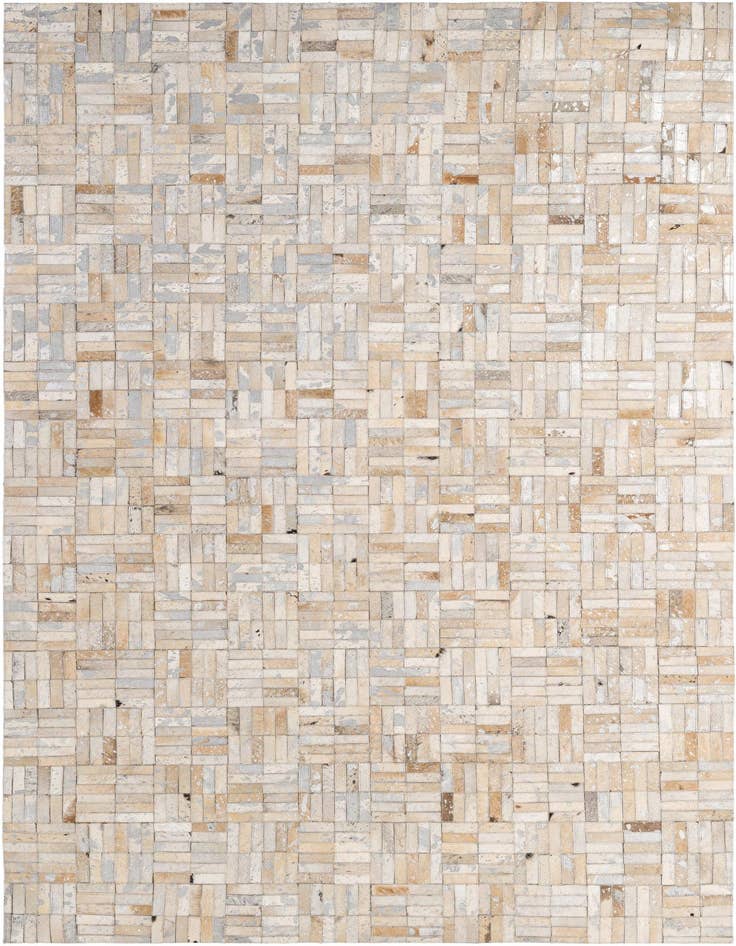 Detail image of 5' x 7' 10 Cowhide - Patchwork Rug