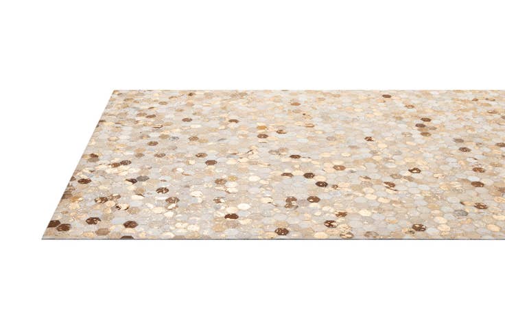 Detail image of 5' x 8' Cowhide - Patchwork Rug