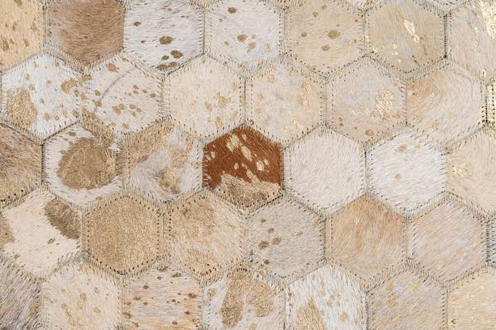 5' x 8' Cowhide - Patchwork Rug