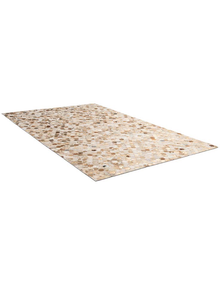 Detail image of 5' 1 x 7' 11 Cowhide - Patchwork Rug