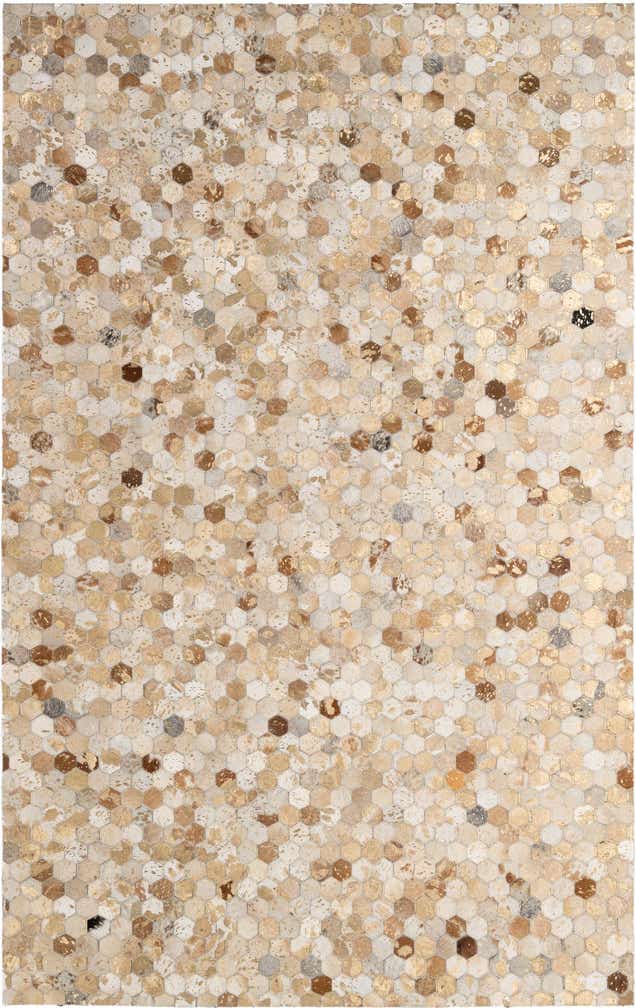 5' 1 x 7' 11 Cowhide - Patchwork Rug