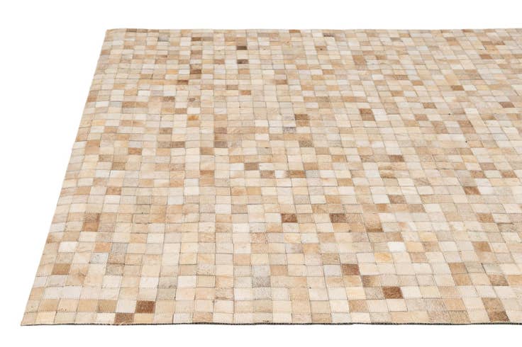 Detail image of 5' 1 x 7' 11 Cowhide - Patchwork Rug