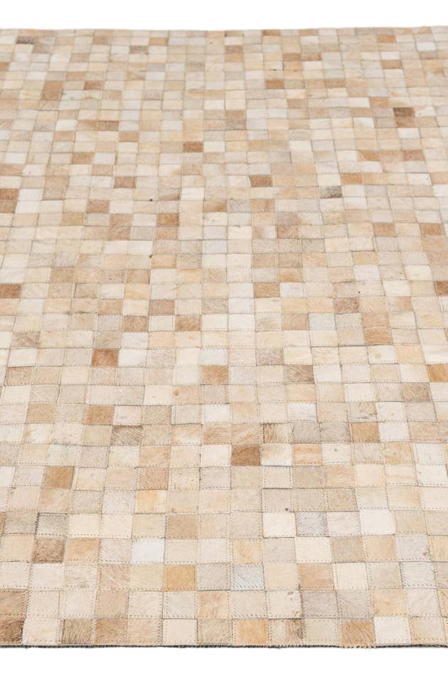 Detail image of 5' 1 x 7' 11 Cowhide - Patchwork Rug