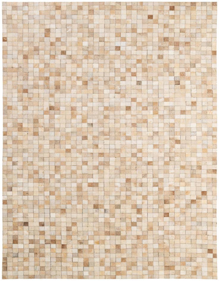 Detail image of 5' 1 x 7' 11 Cowhide - Patchwork Rug