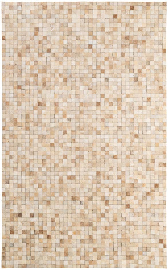 Detail image of 5' 1 x 7' 11 Cowhide - Patchwork Rug