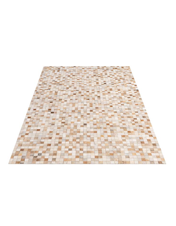 Detail image of 4' 11 x 8' 1 Cowhide - Patchwork Rug