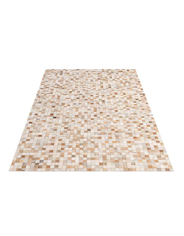 4' 11 x 8' 1 Cowhide - Patchwork Rug