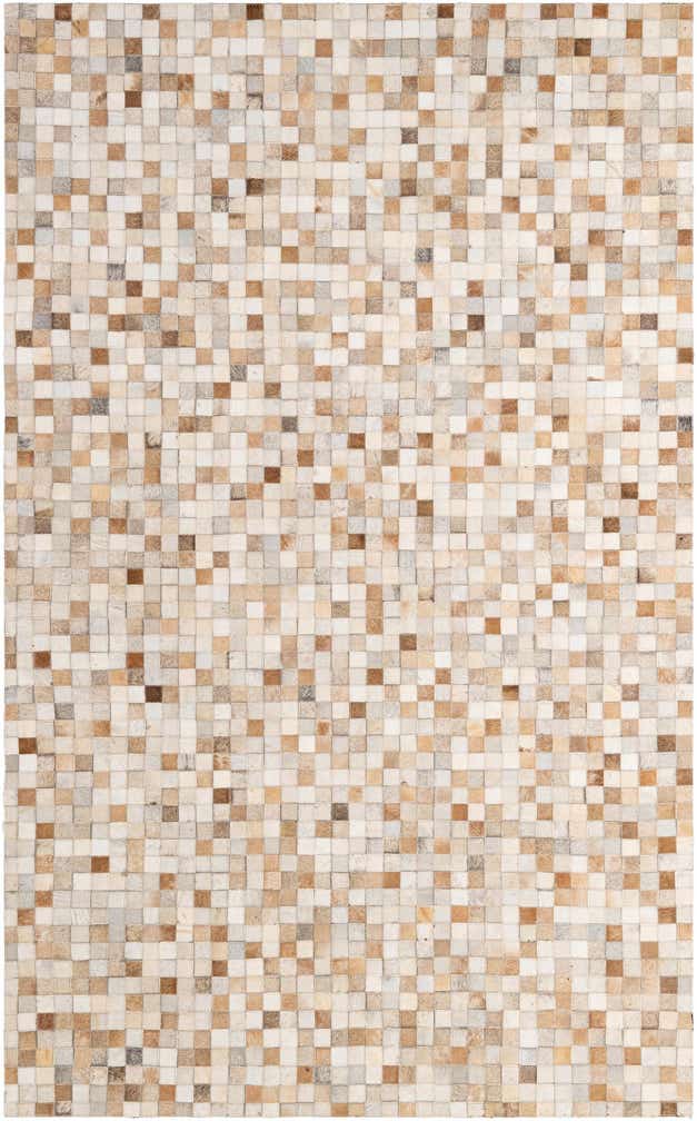 4' 11 x 8' 1 Cowhide - Patchwork Rug