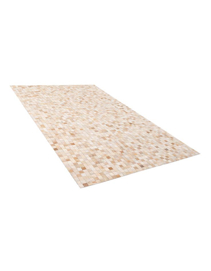 Detail image of 5' 1 x 8' 1 Cowhide - Patchwork Rug