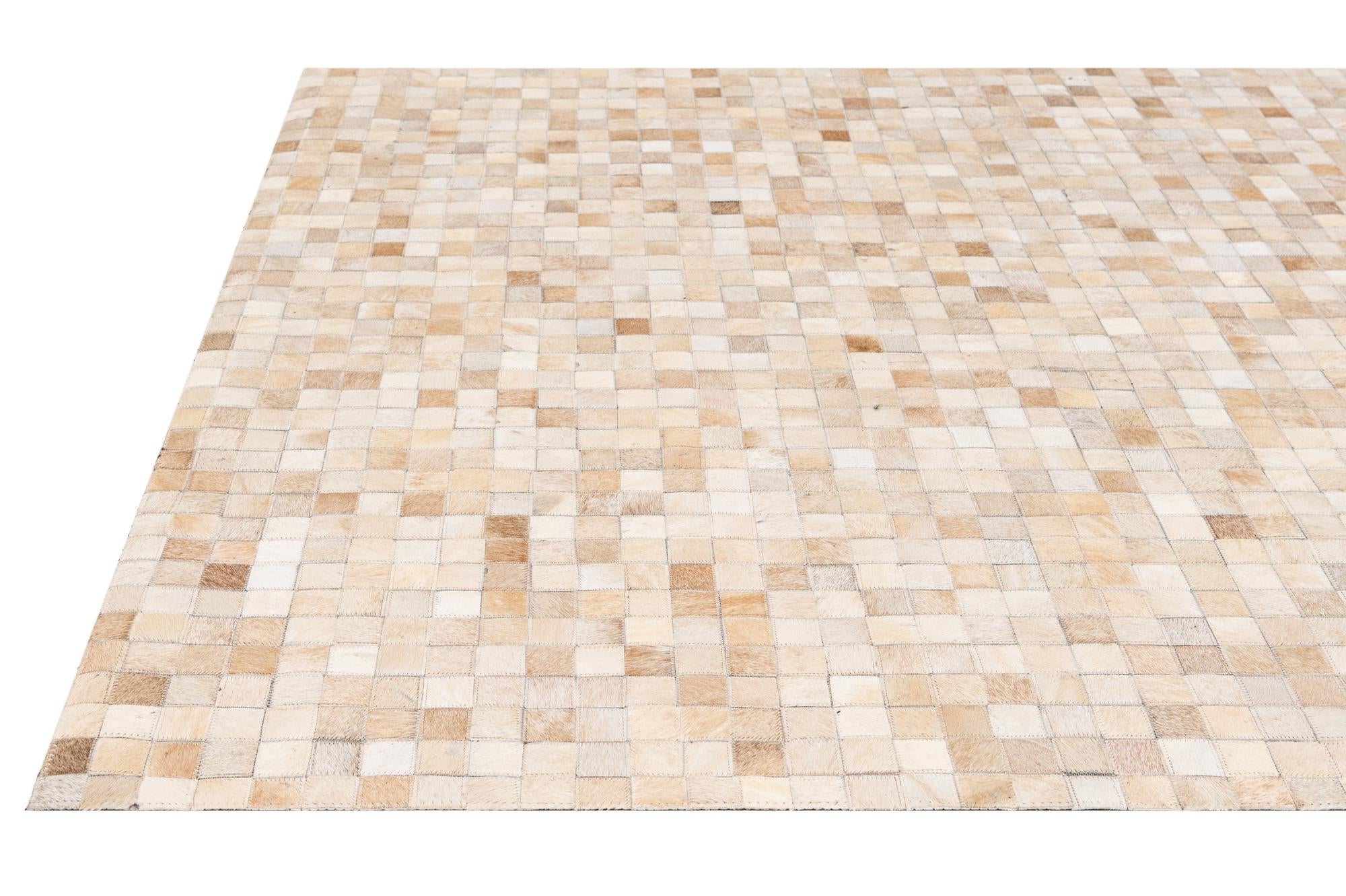 5' 1 x 8' 1 Cowhide - Patchwork Rug