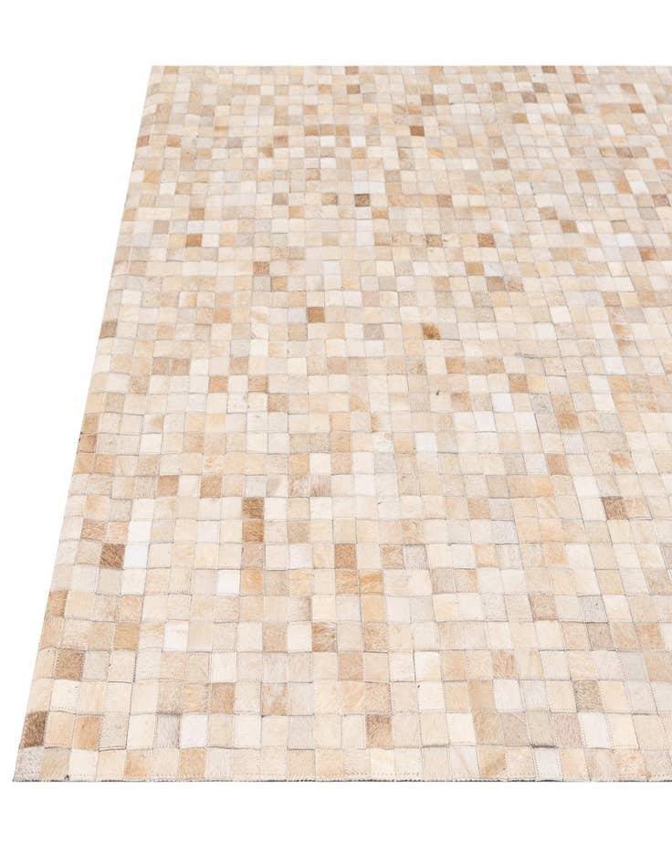 Detail image of 5' 1 x 8' 1 Cowhide - Patchwork Rug