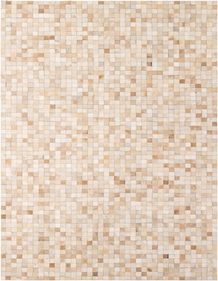Detail image of 5' 1 x 8' 1 Cowhide - Patchwork Rug