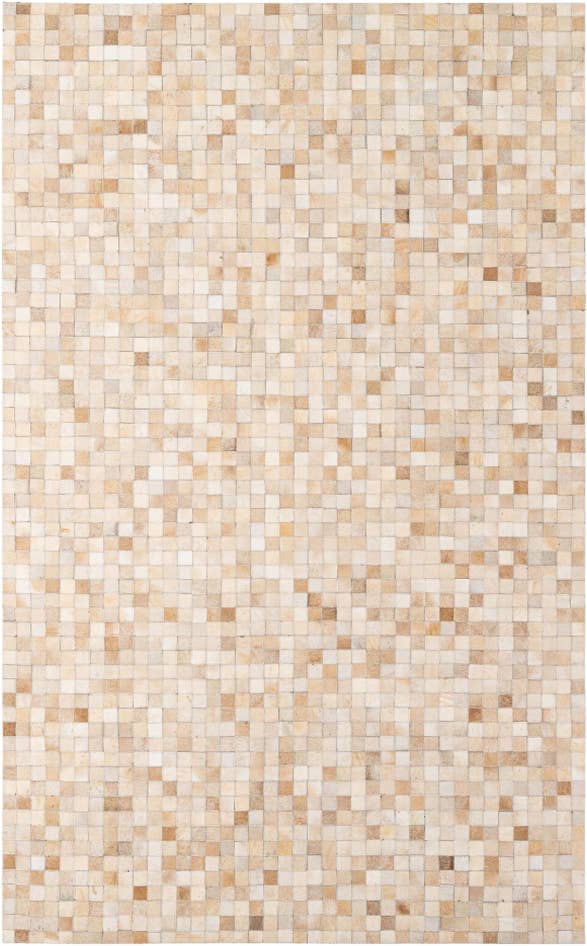 Detail image of 5' 1 x 8' 1 Cowhide - Patchwork Rug