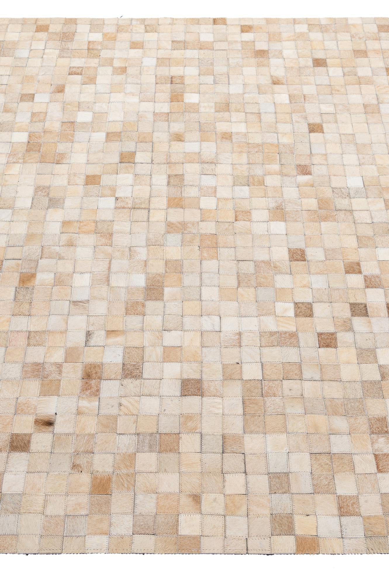 5' 2 x 8' 2 Cowhide - Patchwork Rug