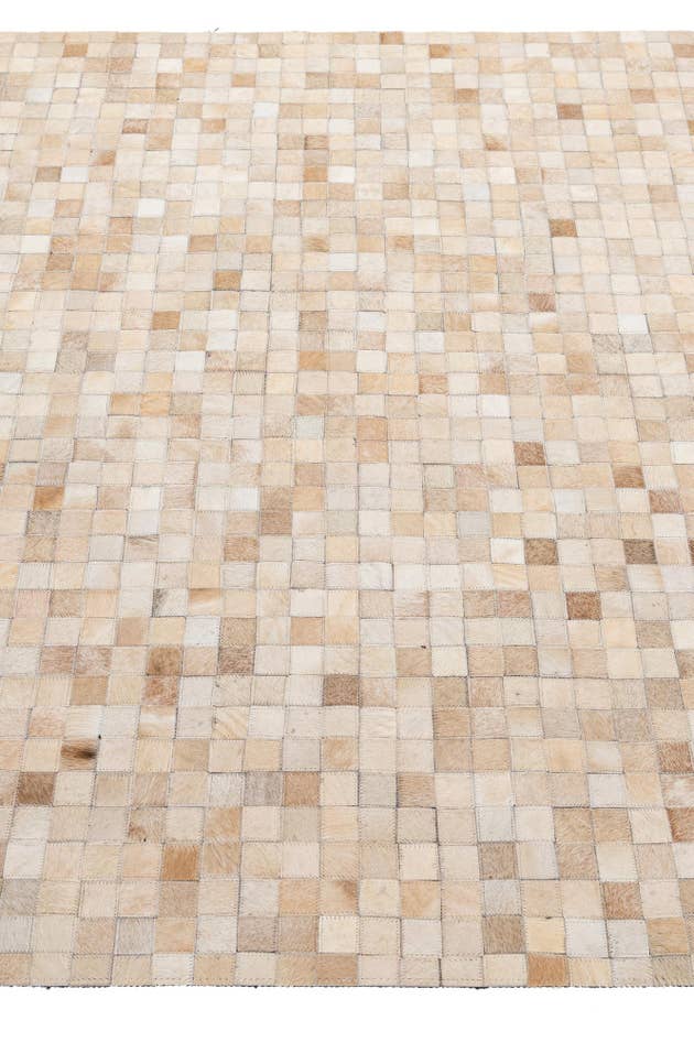Detail image of 5' 2 x 8' 2 Cowhide - Patchwork Rug