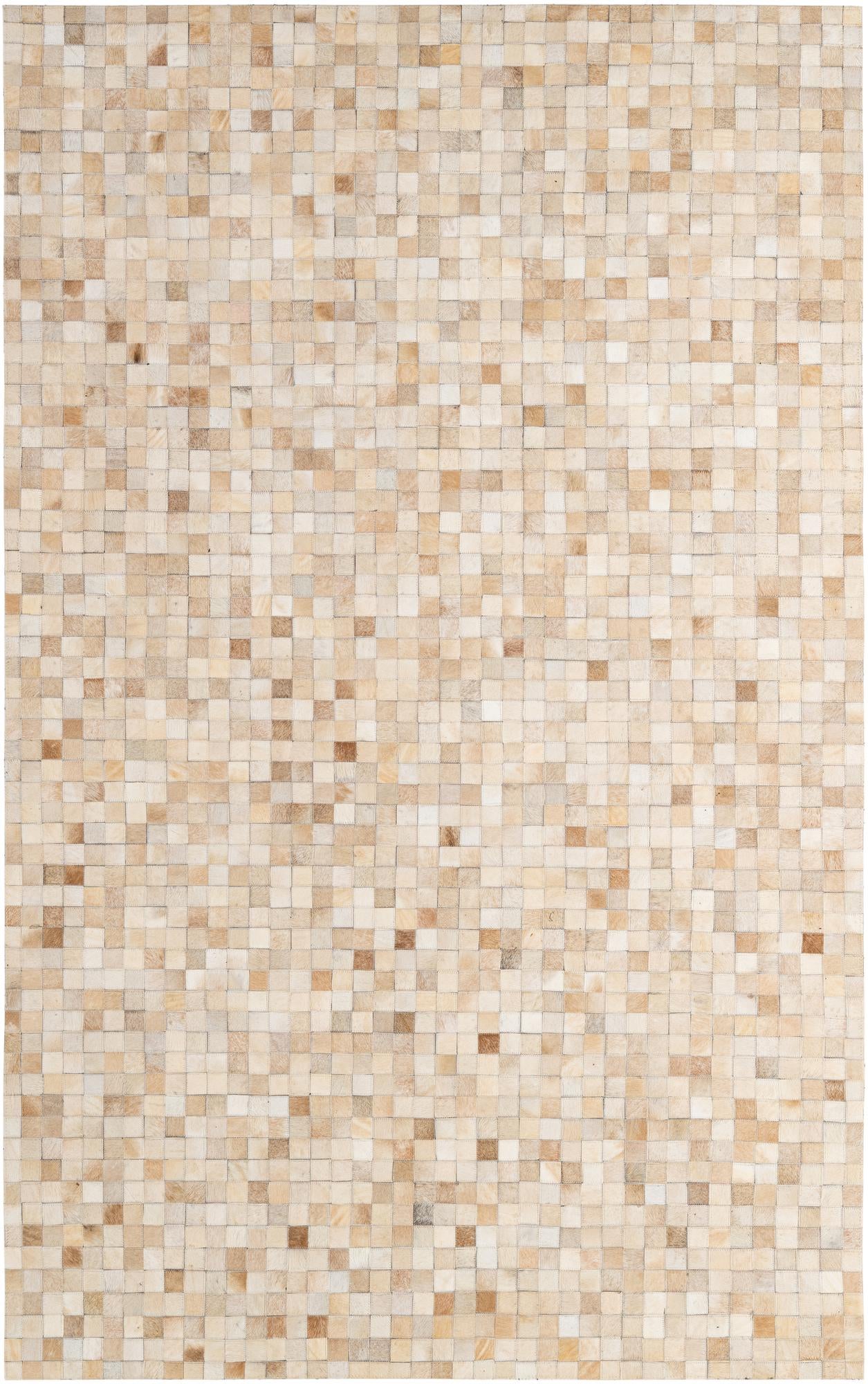 5' 2 x 8' 2 Cowhide - Patchwork Rug
