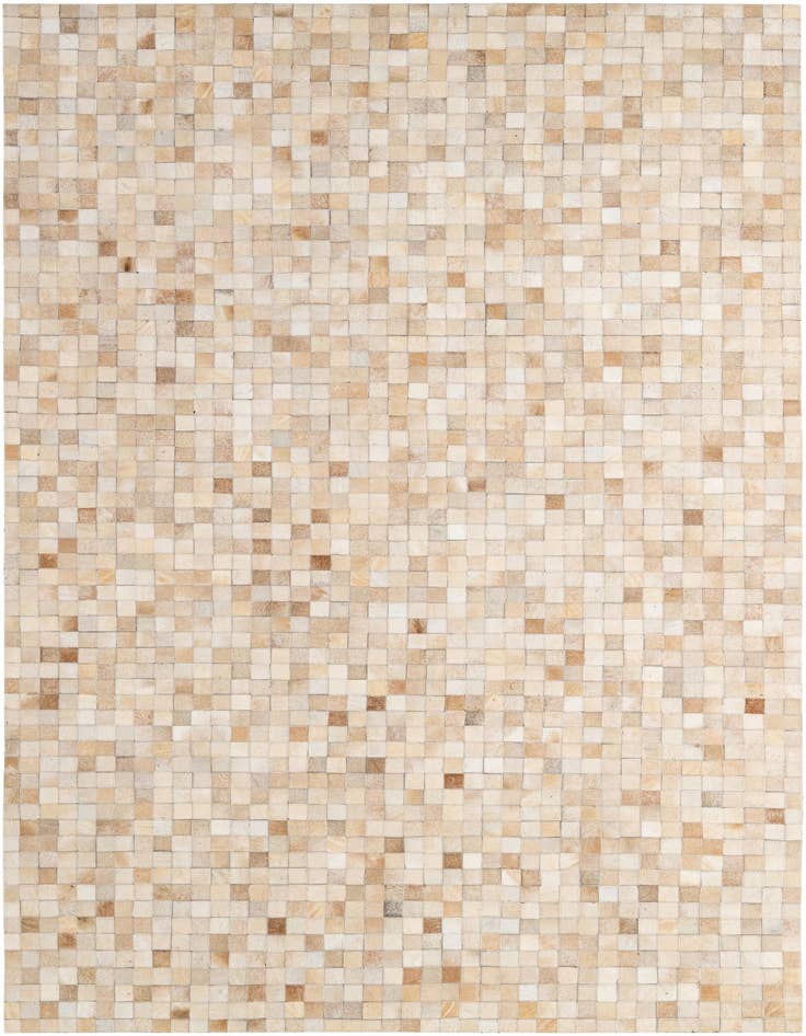 Detail image of 5' 2 x 8' 2 Cowhide - Patchwork Rug