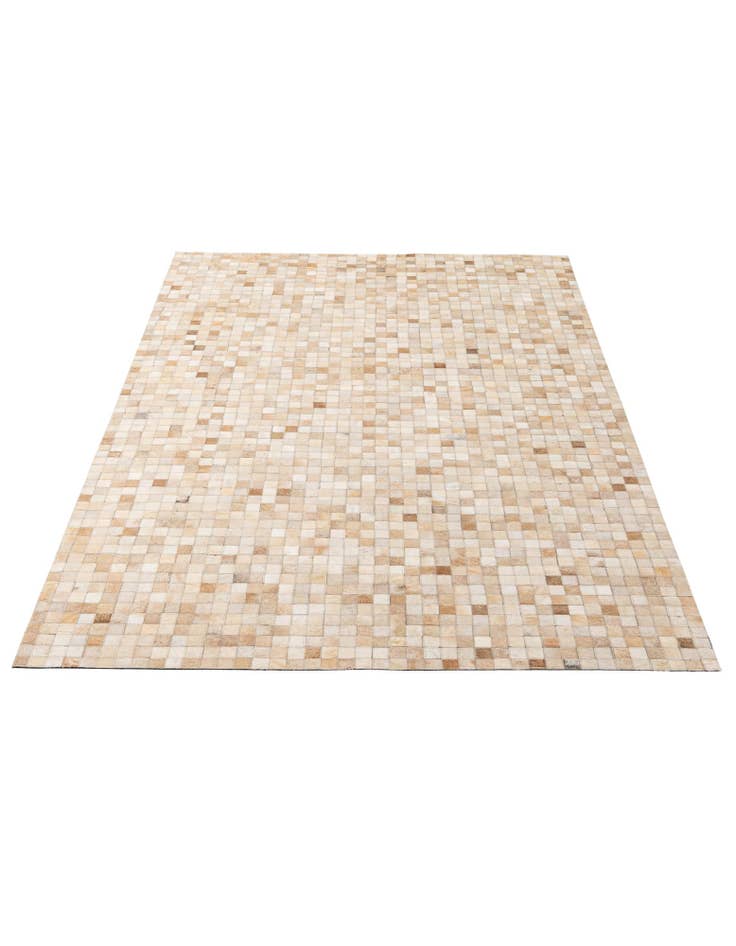 Detail image of 5' 1 x 7' 10 Cowhide - Patchwork Rug