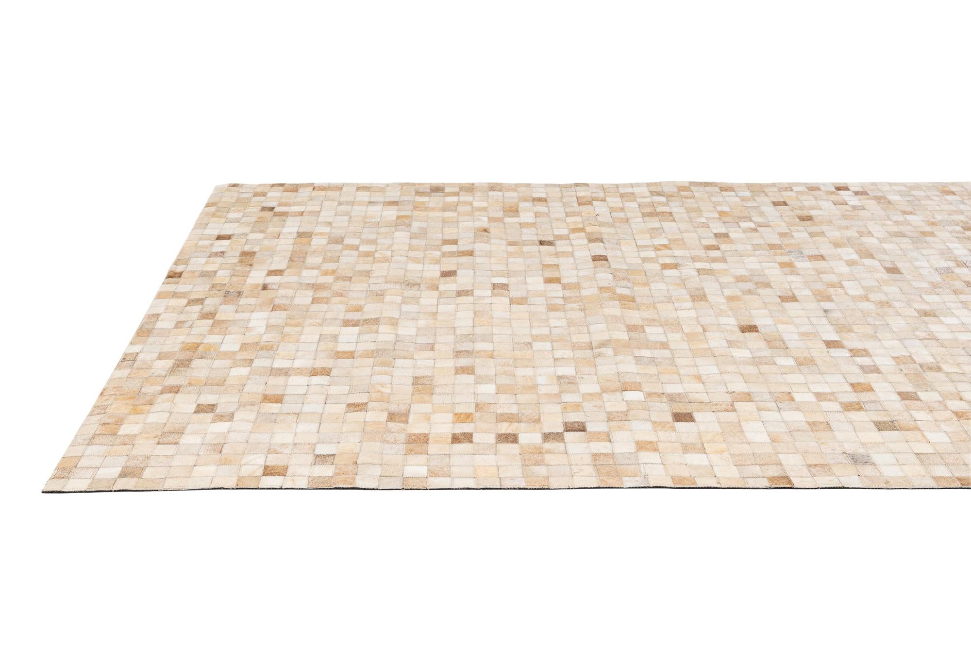 5' 1 x 7' 10 Cowhide - Patchwork Rug