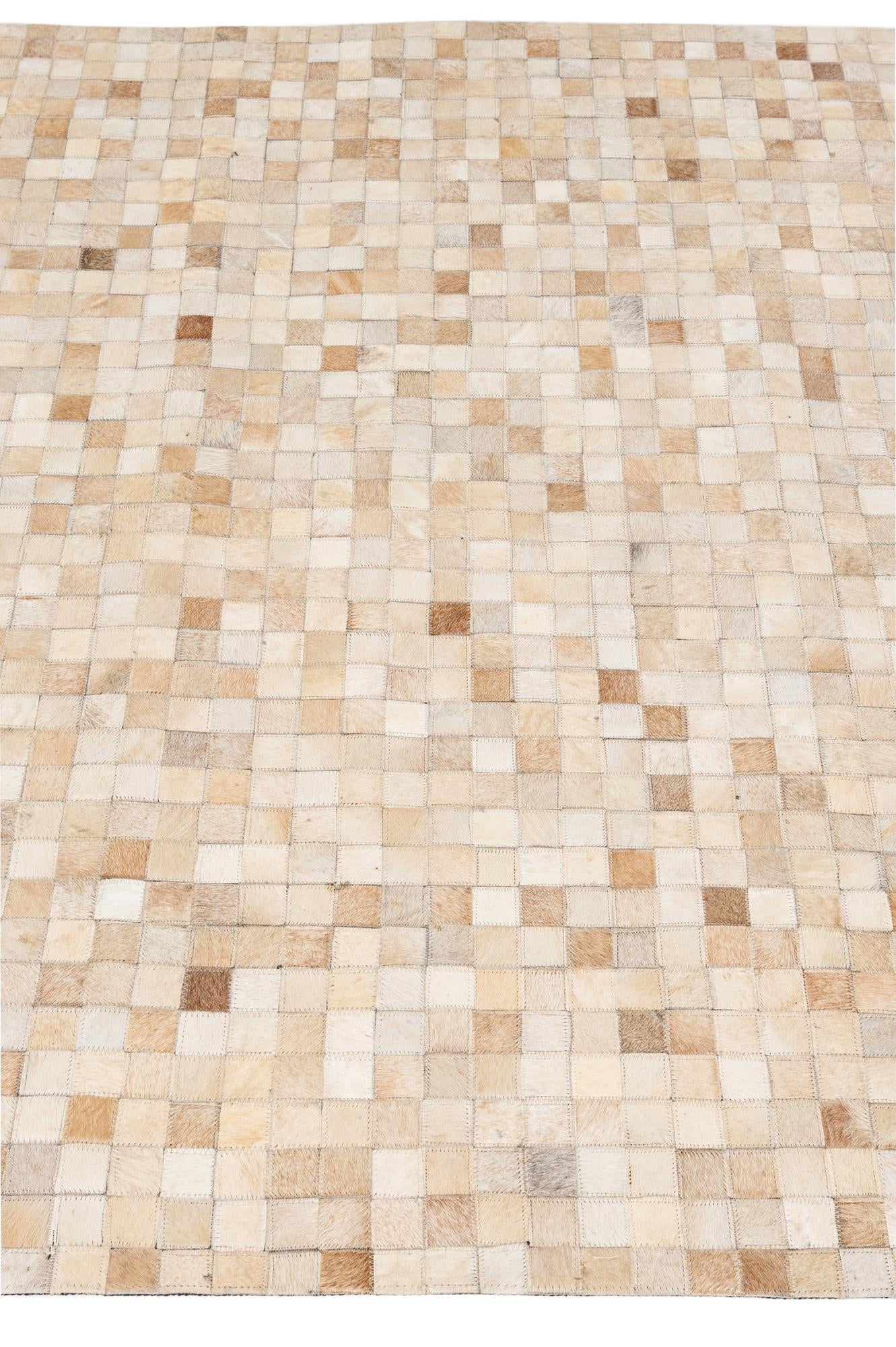 5' 1 x 7' 10 Cowhide - Patchwork Rug