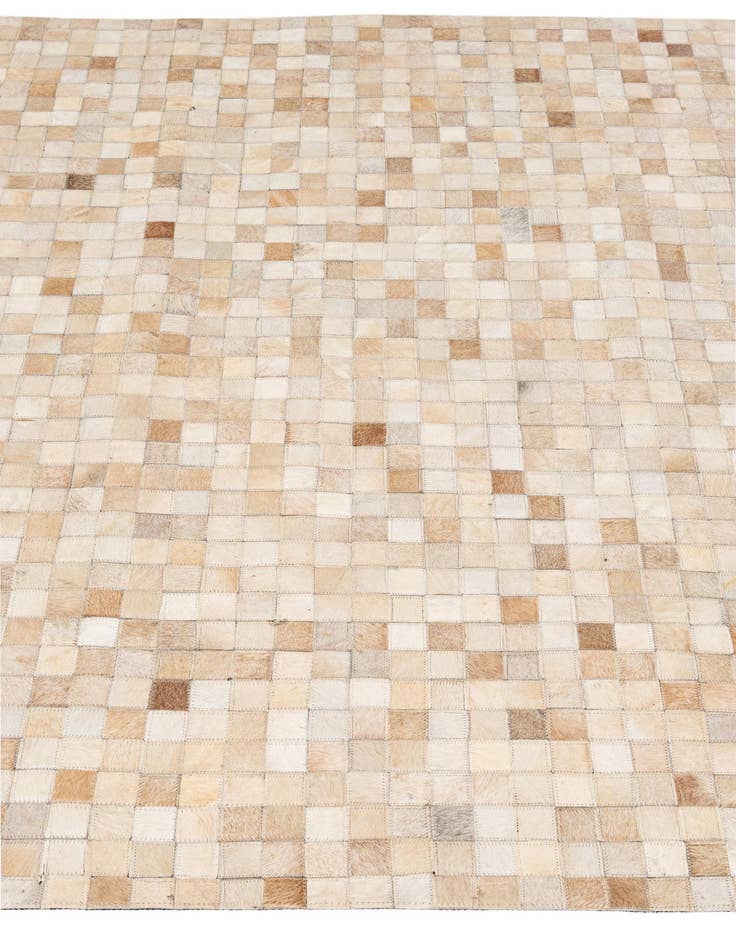 Detail image of 5' 1 x 7' 10 Cowhide - Patchwork Rug