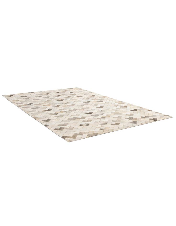 Detail image of 5' 2 x 7' 11 Cowhide - Patchwork Rug