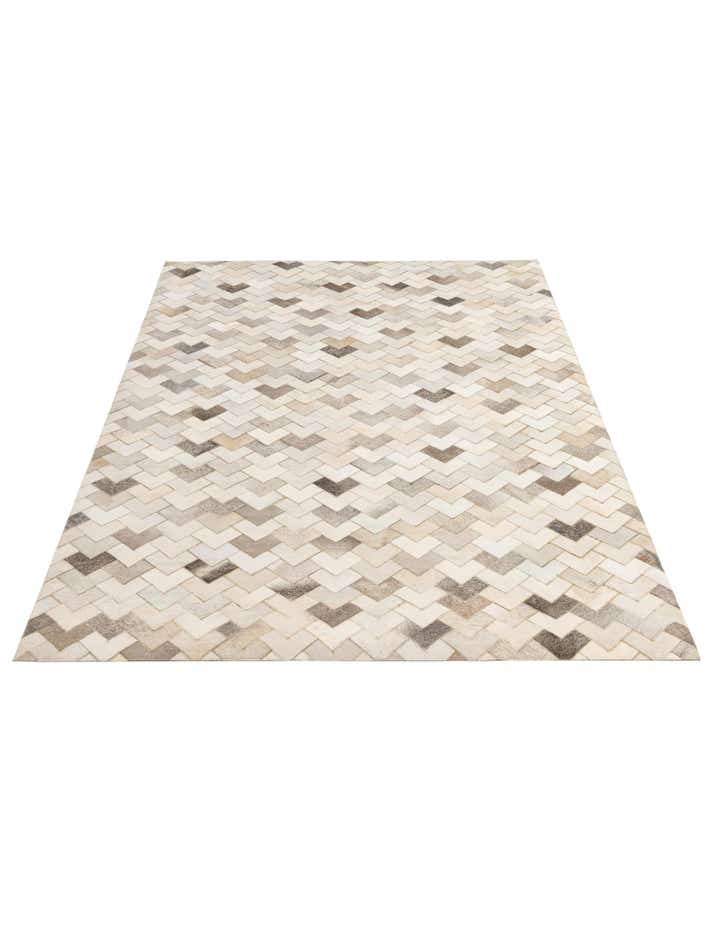 5' 2 x 7' 11 Cowhide - Patchwork Rug