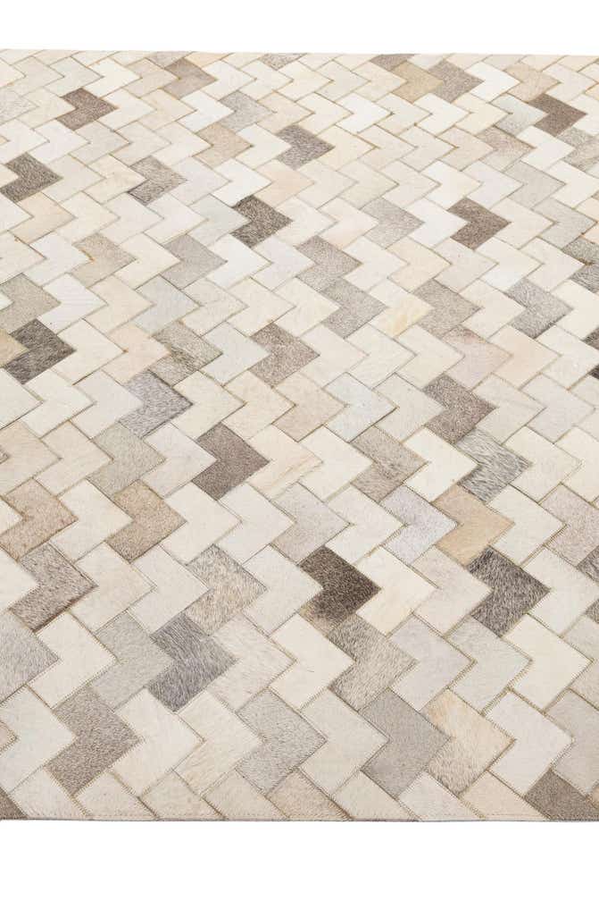 5' 2 x 7' 11 Cowhide - Patchwork Rug