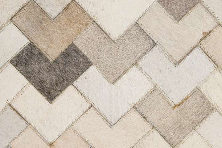 5' 2 x 7' 11 Cowhide - Patchwork Rug