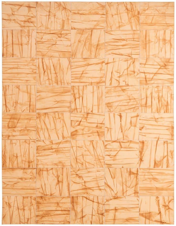 Detail image of 5' x 7' 11 Cowhide - Patchwork Rug