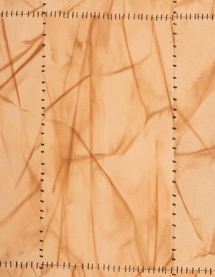 Detail image of 5' 1 x 7' 11 Cowhide - Patchwork Rug