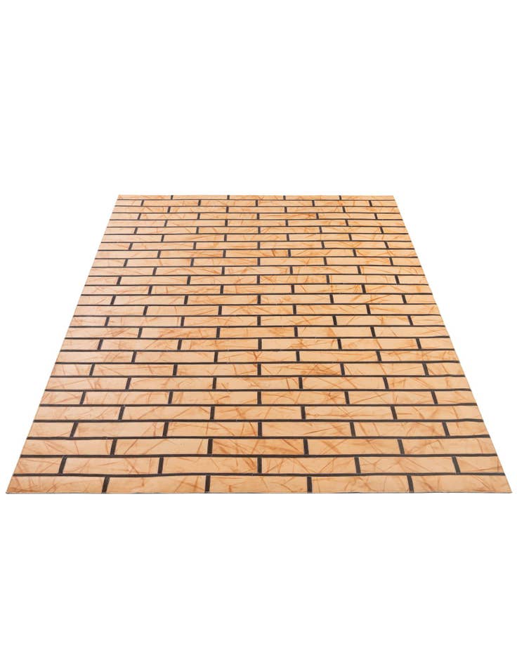 Detail image of 5' 3 x 8' 1 Cowhide - Patchwork Rug