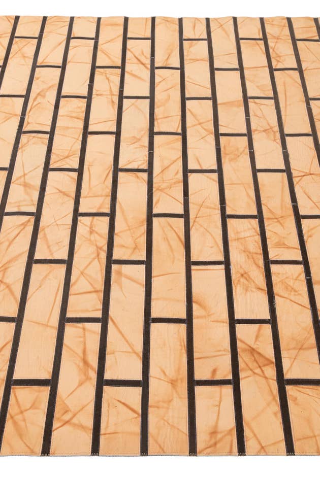 Detail image of 5' 3 x 8' 1 Cowhide - Patchwork Rug