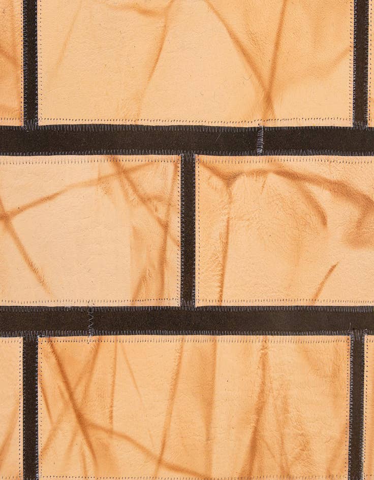 Detail image of 5' 3 x 8' 1 Cowhide - Patchwork Rug