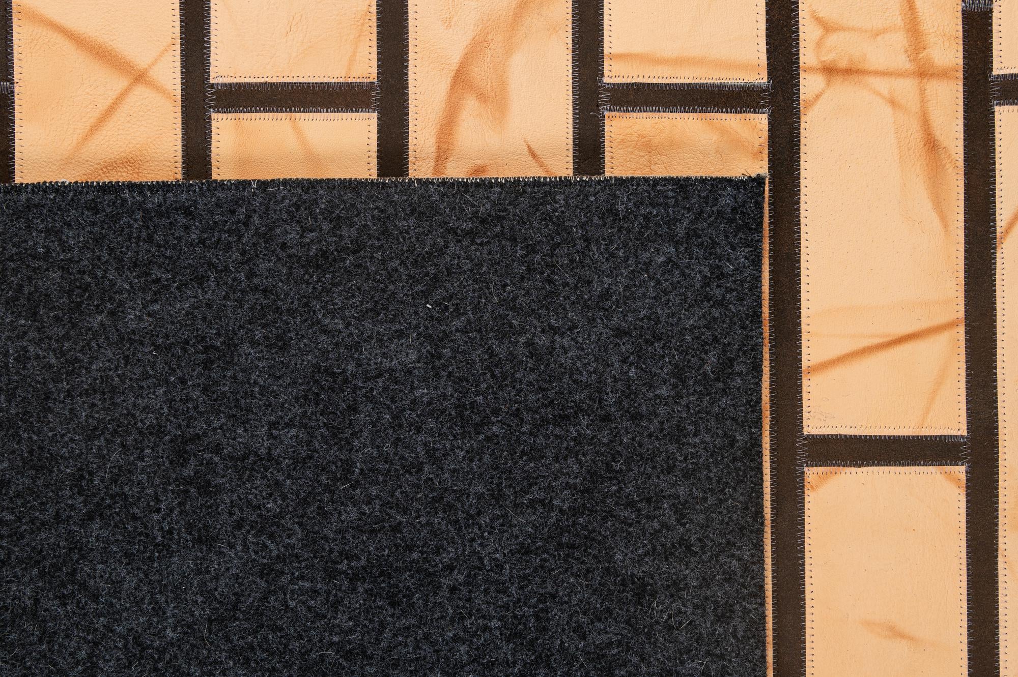 5' 3 x 8' 1 Cowhide - Patchwork Rug