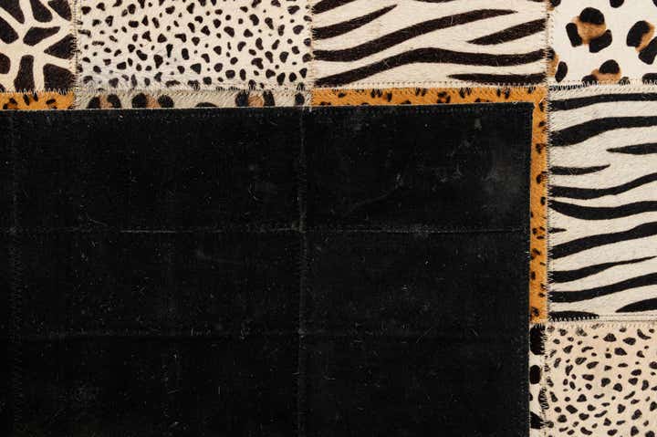 4' 1 x 5' 11 Cowhide - Patchwork Rug