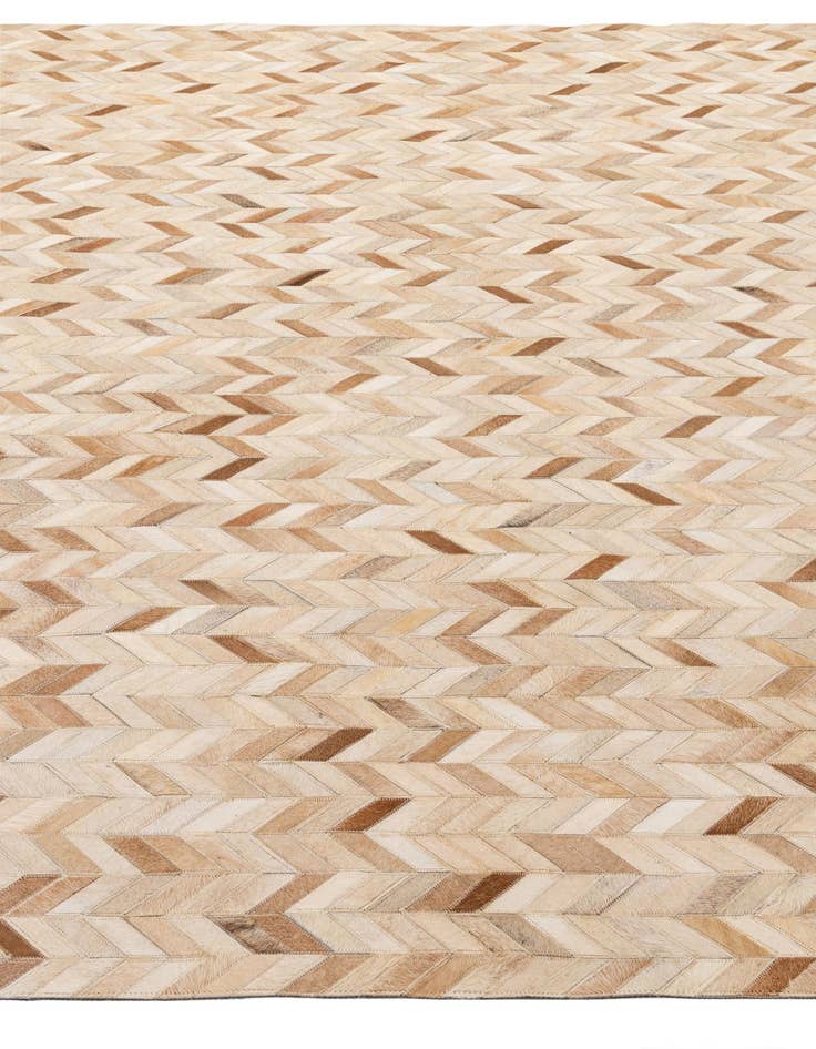 Detail image of 7' 11 x 10' 8 Cowhide - Patchwork Rug