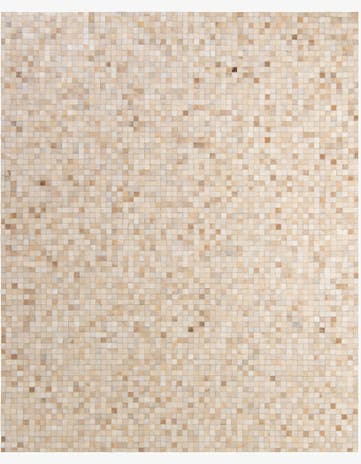 8' x 9' 10 Cowhide - Patchwork Rug