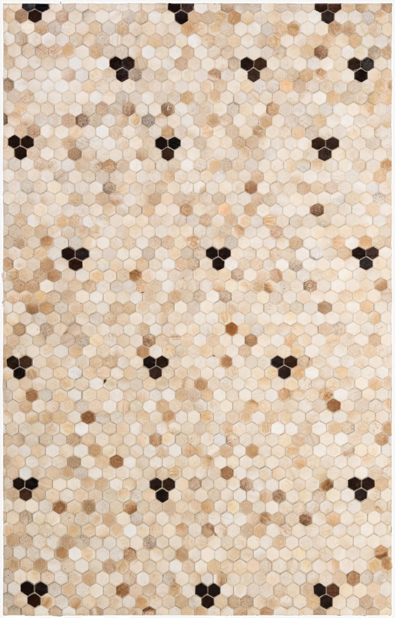 5' x 7' 11 Cowhide - Patchwork Rug