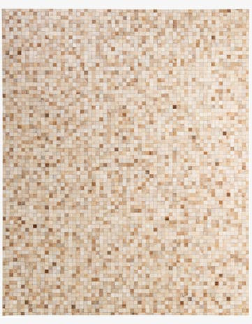 8' x 9' 11 Cowhide - Patchwork Rug