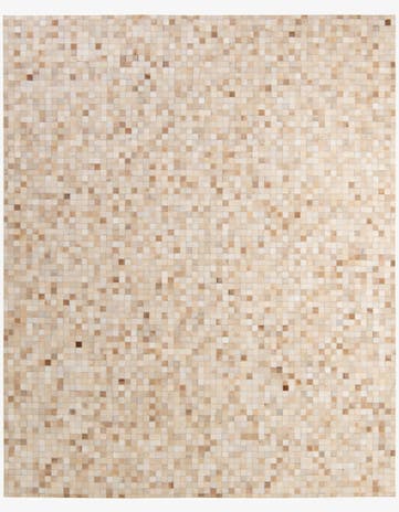 8' 1 x 9' 11 Cowhide - Patchwork Rug