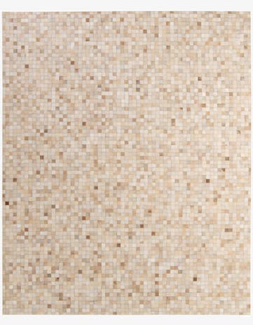 8' 2 x 9' 10 Cowhide - Patchwork Rug