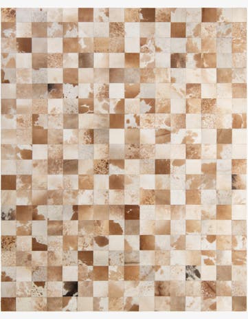 8' x 9' 11 Cowhide - Patchwork Rug