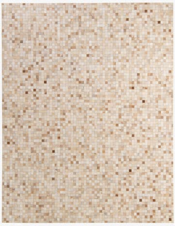 8' 1 x 10' Cowhide - Patchwork Rug