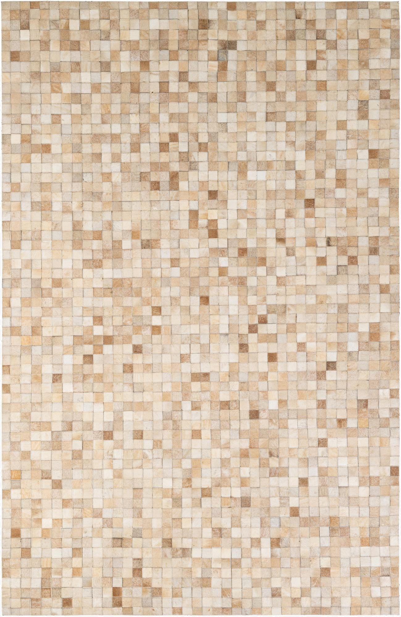 5' x 7' 10 Cowhide - Patchwork Rug