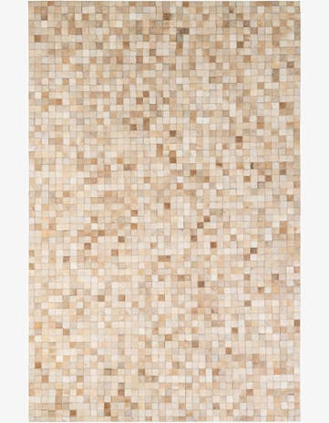 5' x 7' 10 Cowhide - Patchwork Rug