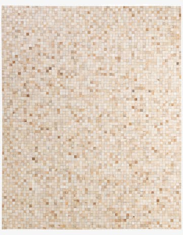 8' 1 x 10' Cowhide - Patchwork Rug