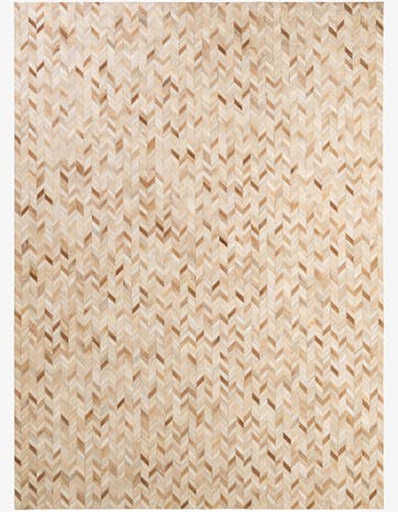 7' 11 x 10' 8 Cowhide - Patchwork Rug