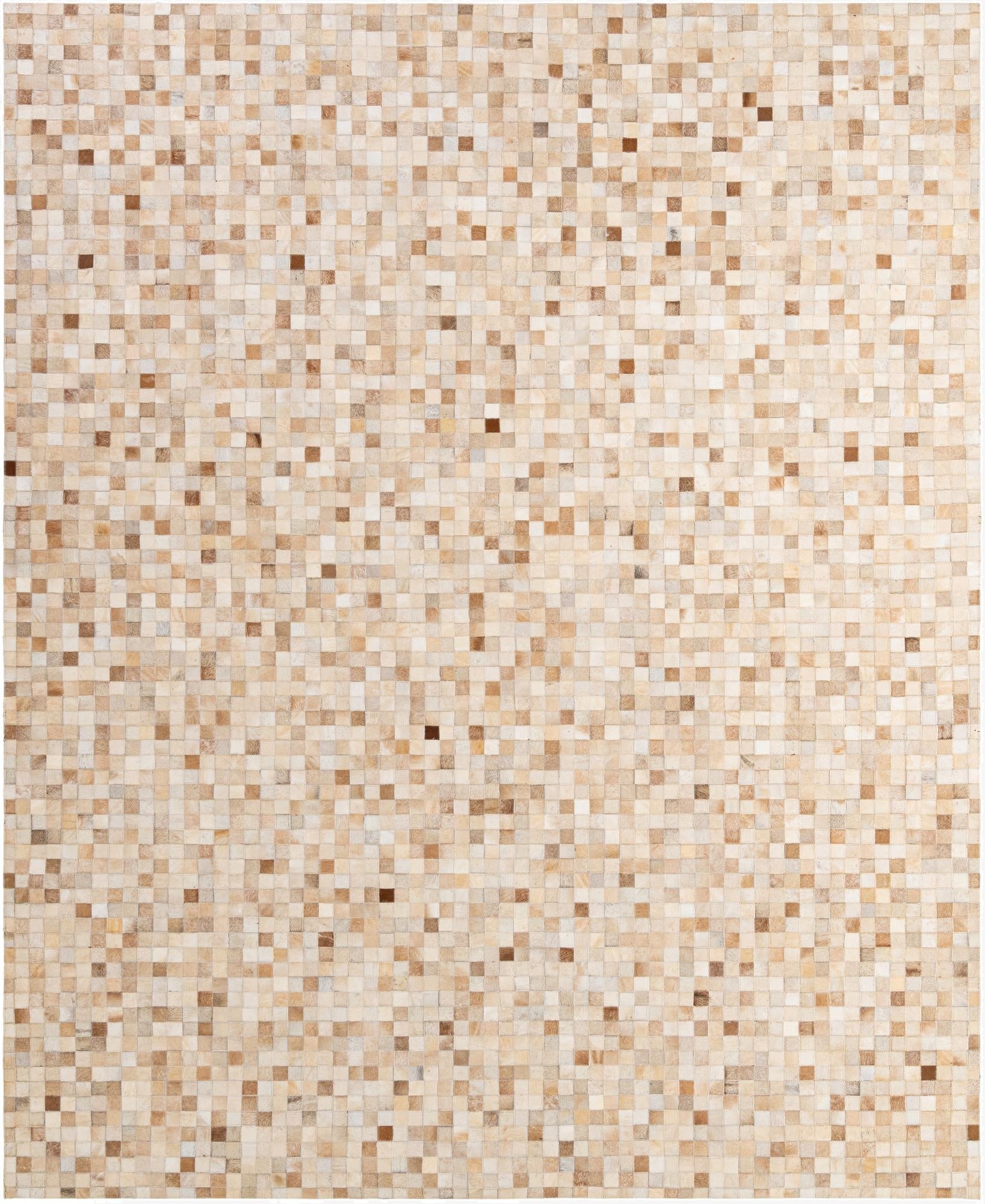 7' 11 x 9' 9 Cowhide - Patchwork Rug